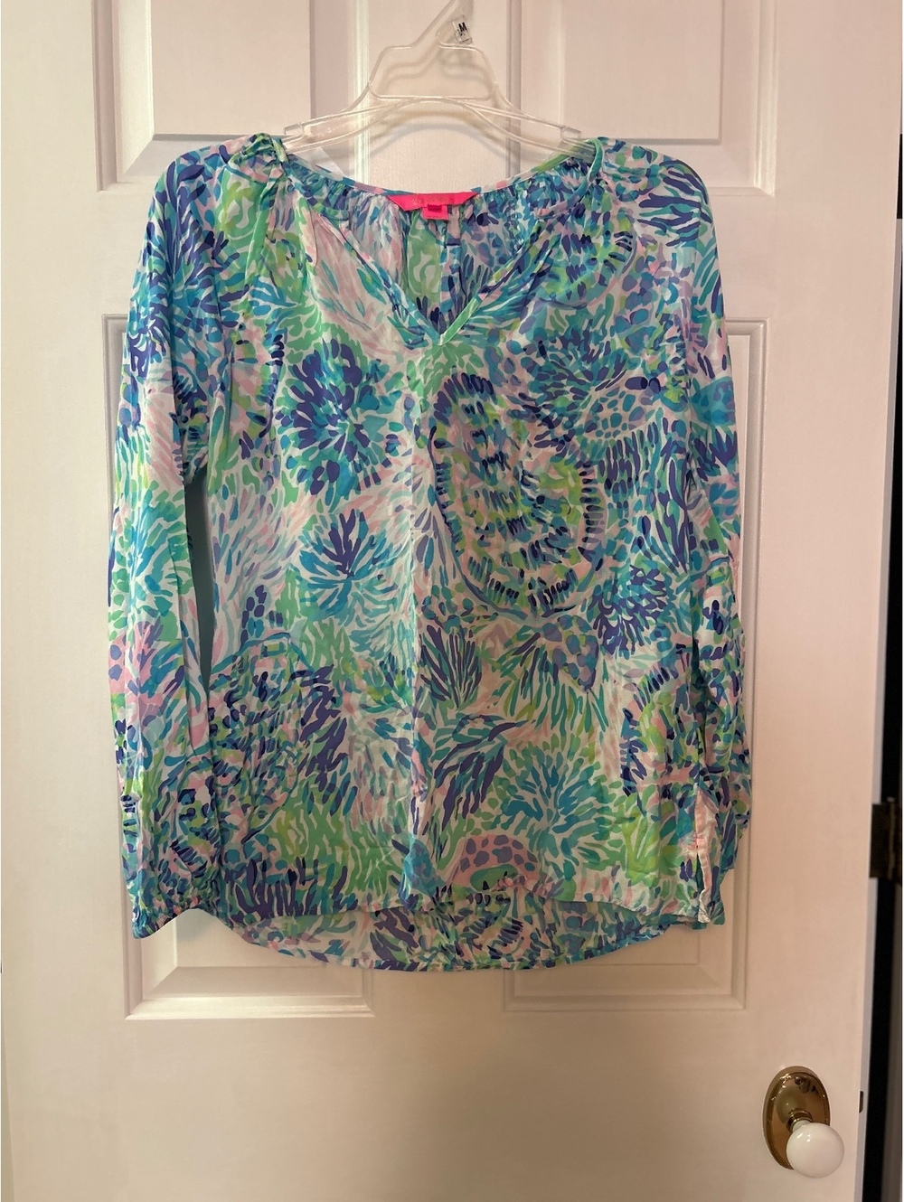Lilly Pulitzer Lightweight Rayon Floral Blouse, Size Small